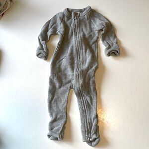 Gray Waffle Goumi Footie (3-6 month)